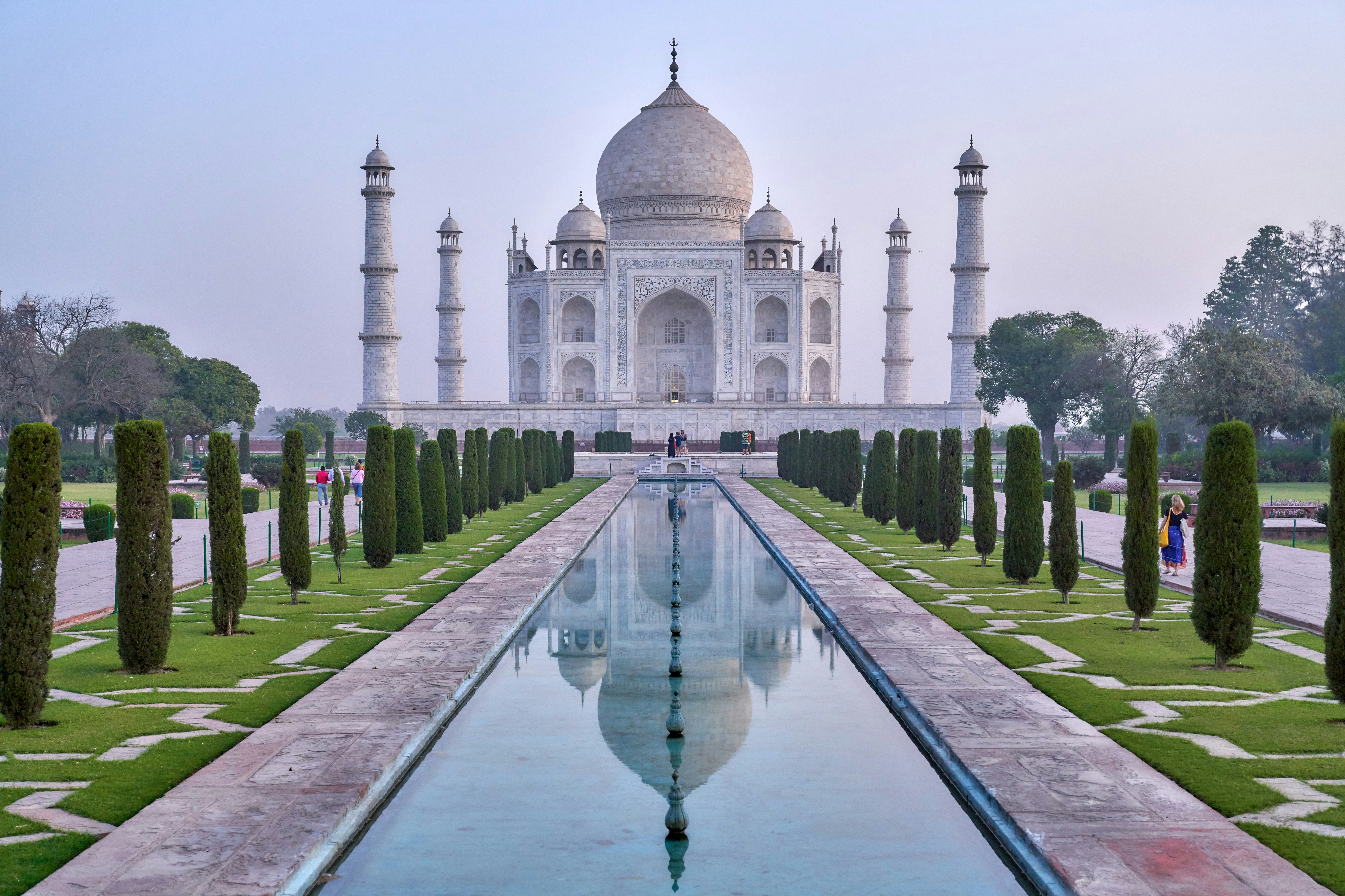 The Taj Mahal at sunrise, Agra